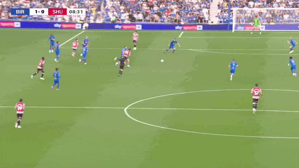 英联杯半场战报：古桥亨梧破门助伯明翰1球领先谢菲联