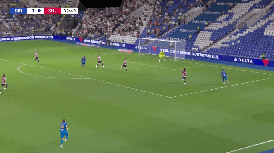 英联杯半场战报：古桥亨梧破门助伯明翰1球领先谢菲联