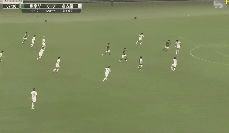 天皇杯半场战报:新井悠太与内田宅哉破门,东京绿茵1-1名古屋